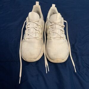 White Adidas Sneakers, Needs Cleaning